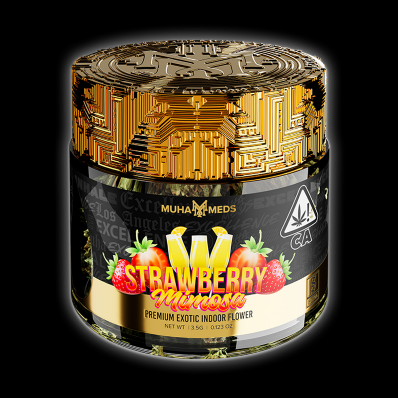 Muha Meds – Strawberry Mimosa Sativa Flower | 3.5G