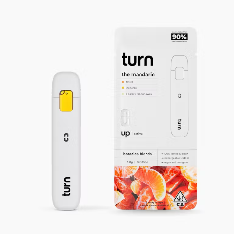 Turn – The Mandarin | 1.0g AIO Vape | Up (Sativa-Hybrid)